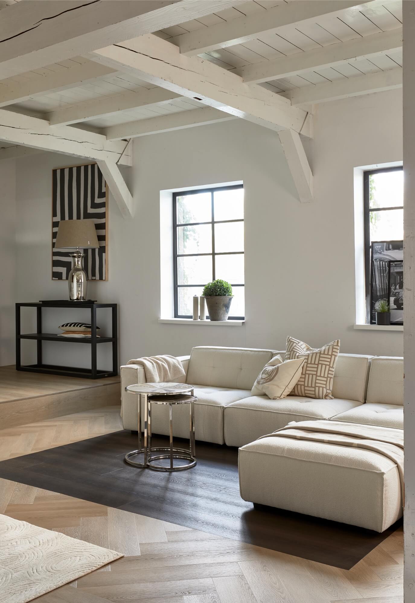 Interieur met een Rivièra Maison vloer